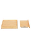 Deska do krojenia z wagą kuchenną, do 5 kg, bambus, 27,5 x 22,5 cm