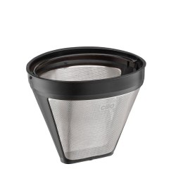 Stalowo-plastikowy filtr do kawy, rozmiar 4