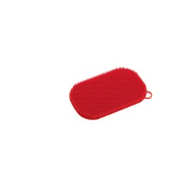 Myjka silikonowa, 13 x 8 cm, czerwona