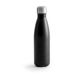Butelka stalowa termiczna, czarna 0,5 l