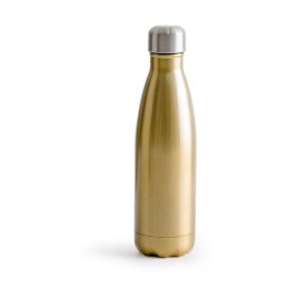 Butelka stalowa termiczna, złota, 0,5 l