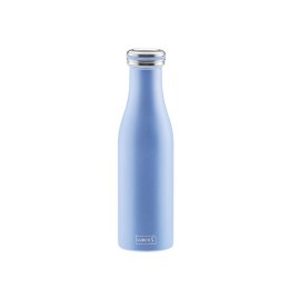 Butelka termiczna, stalowa, 0,5 l, niebieska perłowa