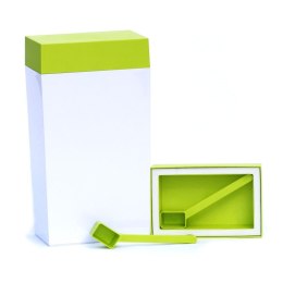 Pojemnik prostokątny, z miarką, 4,0 l, biało-zielony
