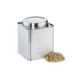 Pojemnik na herbatę, satynowa stal, 250 g