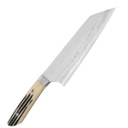 Takeshi Saji SRS-13 Jeleni róg Ręcznie kuty nóż Santoku 18 cm