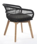 Komfortowe krzesło ogrodowe idealne na relaks