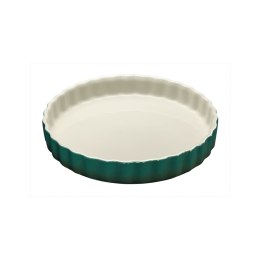 Forma do tarty, ceramika, śred. 28 cm, zielona