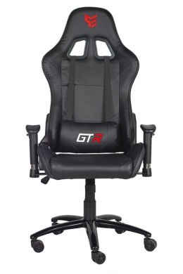 Elegancki fotel gamingowy GTR BLACK PRO-XL