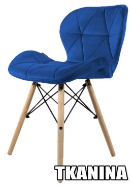 Krzesło VASTO Niebieski Welwet