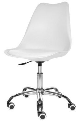 Krzesło obrotowe Monza Office Białe PU