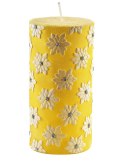 Świeca Sashena Yellow White 65x140 | Złote Promienie