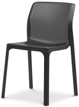 Nowoczesne krzesło plastikowe SILLA BLACK