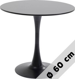 Stół okrągły VICTORY BLACK 60 cm Elegancki i stylowy