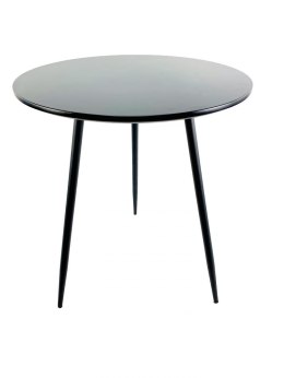 Elegancki stół okrągły VINCI BLACK 70 cm