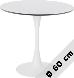 Stół okrągły VICTORY GREY 60 cm Kolor mleczny