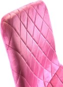 Krzesło tapicerowane Velvet Pink II SORANO
