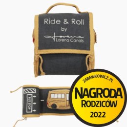 Miękka zabawka Autobus z pasem do jazdy Ride&Roll Lorena Canals