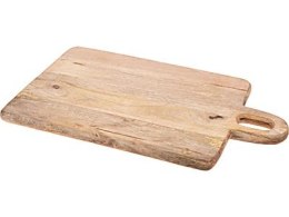 Deska drewno z rączką 31x50x2,5cm MANGO