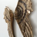 Sztuka ścienne - Złote skrzydła anioła (20x54 cm)