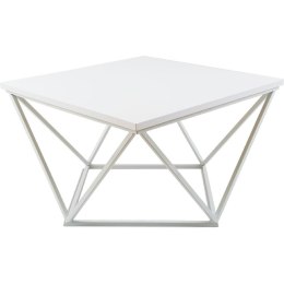 Stolik kawowy biały - nowoczesny design, wysokość 39 cm