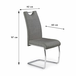 Stylowe Krzesło K349 z Tkaniną Wysokiej Jakości