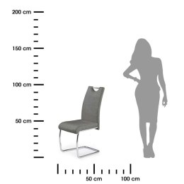 Stylowe Krzesło K349 z Tkaniną Wysokiej Jakości