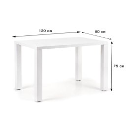 Elegancki Stół Ronald 120x80 cm - Biały