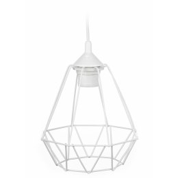 Lampa wisząca Paris Diamond 19 cm biała