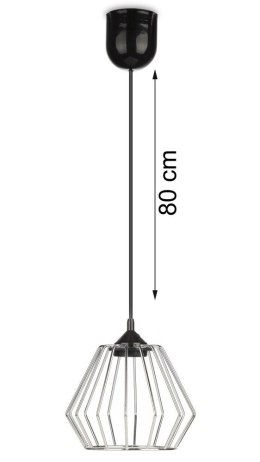 Nowoczesna lampa wisząca - Glamour 13 cm srebrna