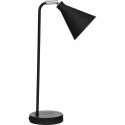 Lampka biurkowa Linn, czarna, 45,5 cm