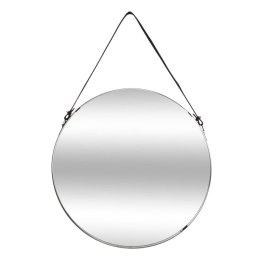 Owalne lustro 38 cm z metalową ramą - stylowy dodatek do wnętrz