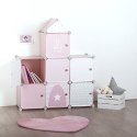 Szafka Castle dla dzieci - Różowy zamkowy design