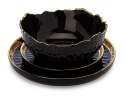 Taca dekoracyjna Lija Black 20cm - Eleganckie i funkcjonalne ozdoby domu