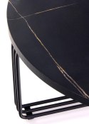 Stolik marmurowy Antica Black Marble - elegancki i stylowy stolik kawowy.