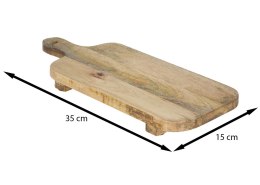 Deska do krojenia z drewna mango 35x15cm