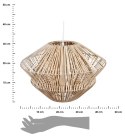 Lampka wisząca z rattanowym oplociem - 44 cm