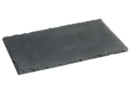 Talerz z kamienia łupkowego 14x22 cm Prostokątna deska kuchenna wykonana z łupka kamiennego, idealna do serwowania dań i przekąs