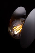 Ekskluzywna lampa sufitowa czarna - regulowana