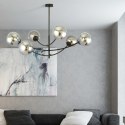 HUNTER 6 BLACK/GRAFIT - Lampa sufitowa modernistyczna