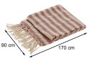 Ręcznik plażowy bawełniany 90x170 cm+, terra