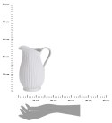 Wazon Porcelanowy - Biały 24 cm