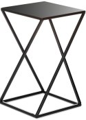 Kwietnik metalowy 40 cm, kolor czarny