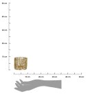 Świecznik Boho Złoty 9,5x10 cm | Stylowy Lampion