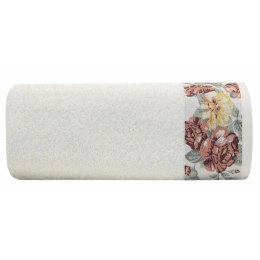 Ręcznik kwiatowy ELSA/02 50x90 cm kremowy