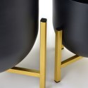 Elegancka osłonka Swen Boule złota czerń 21 cm