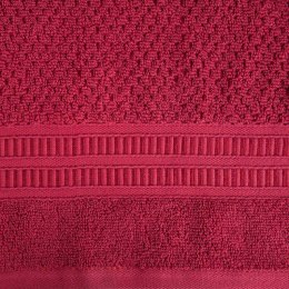 Mięsisty ręcznik ROSITA 30x50 czerwony Miękki, jednolity kolorystycznie ręcznik bawełniany o dużej gramaturze
