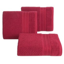 Mięsisty Ręcznik Bawełniany 50x90 czerwony