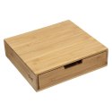 Bambusowe pudełko dla kawoszy