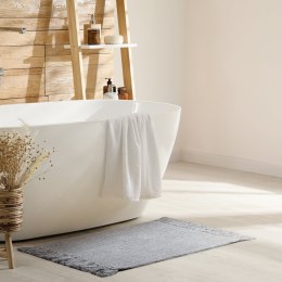 Elegancki dywanik łazienkowy LANA 50x70 - srebrny