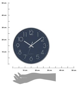 Zegar Wiszący Laure - Niebieski 30cm